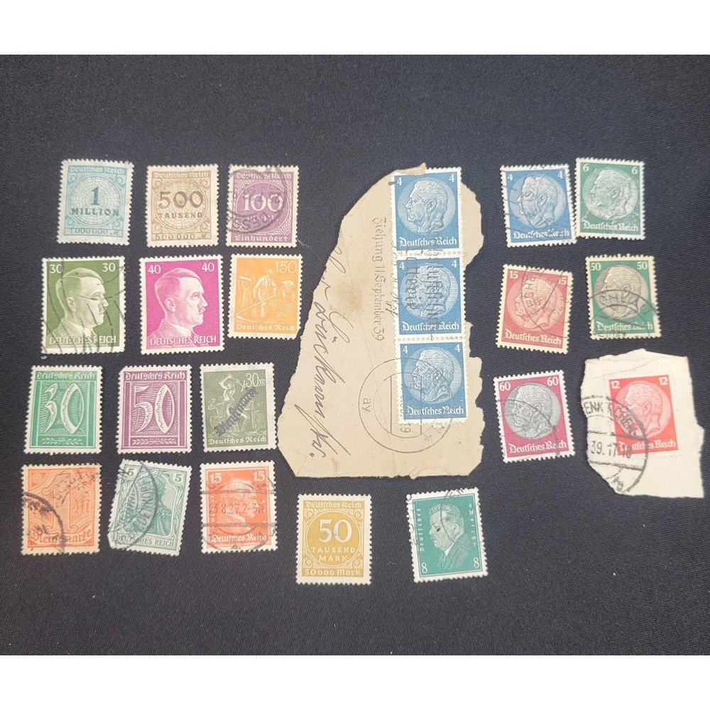 German Deutsches Reich Stamps Vintage Lot‎